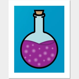 DIY Purple Potions/Poisons for Tabletop Board Games (Style 3) Posters and Art